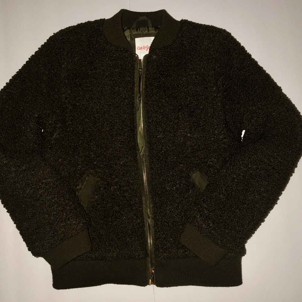 Cat and Jack Olive Bomber